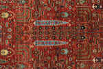 3x12 Rust and Multicolor Traditional Runner