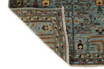3x11 Light Blue and Multicolor Traditional Runner