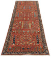3x8 Rust and Multicolor Traditional Runner
