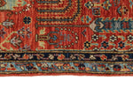 3x8 Rust and Multicolor Traditional Runner