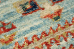 3x8 Beige and Multicolor Traditional Runner