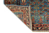 3x5 Blue and Multicolor Traditional Rug