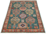3x5 Navy and Rust Traditional Rug