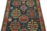 3x5 Navy and Rust Traditional Rug