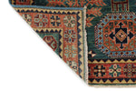 3x5 Navy and Rust Traditional Rug