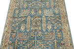 3x5 Blue and Brown Traditional Rug