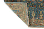 3x5 Blue and Brown Traditional Rug