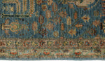 3x5 Blue and Brown Traditional Rug