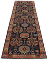 3x10 Navy and Rust Anatolian Traditional Runner