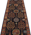 3x10 Navy and Rust Anatolian Traditional Runner