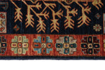 3x10 Navy and Rust Anatolian Traditional Runner