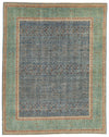 8x10 Blue and Green Traditional Rug