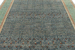 8x10 Blue and Green Traditional Rug
