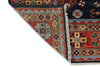 6x9 Navy and Red Traditional Rug