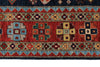 6x9 Navy and Red Traditional Rug