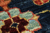 8x10 Burgundy and Navy Traditional Rug