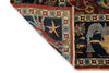 8x10 Red and Navy Traditional Rug