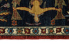 8x10 Red and Navy Traditional Rug