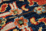 8x10 Rust and Multicolor Traditional Rug