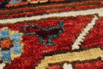 9x11 Navy and Burgundy Traditional Rug