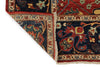 9x12 Red and Navy Traditional Rug