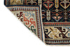 5x7 Navy and Beige Traditional Rug