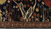 3x14 Navy and Multicolor Traditional Runner
