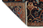 3x14 Navy and Multicolor Traditional Runner