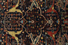 3x14 Navy and Multicolor Traditional Runner