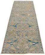 3x10 Brown and Blue Traditional Runner
