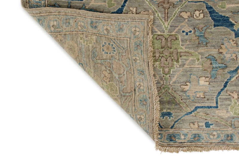 3x10 Brown and Blue Traditional Runner