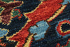 3x12 Navy and Red Traditional Runner