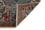 3x15 Blue and Multicolor Traditional Runner
