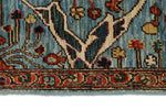 3x15 Blue and Multicolor Traditional Runner