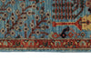 3x10 Blue and Multicolor Traditional Runner