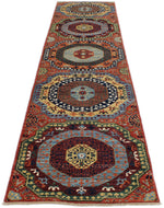 3x12 Rust and Multicolor Traditional Runner