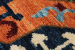 3x12 Rust and Multicolor Traditional Runner