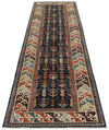 3x11 Navy and Beige Traditional Runner