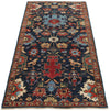 3x7 Navy and Multicolor Traditional Runner