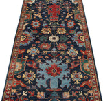 3x7 Navy and Multicolor Traditional Runner