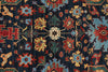 3x7 Navy and Multicolor Traditional Runner