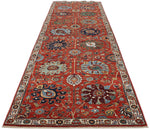 4x15 Red and Ivory Traditional Runner