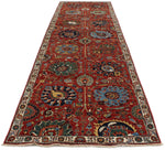 4x15 Red and Ivory Traditional Runner
