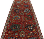 4x15 Red and Ivory Traditional Runner