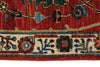 4x15 Red and Ivory Traditional Runner