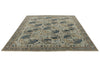 8x10 Gray and Gray Traditional Rug