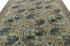 8x10 Gray and Gray Traditional Rug