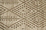 3x16 Beige and Brown Anatolian Tribal Runner