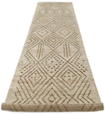 3x16 Beige and Brown Anatolian Tribal Runner