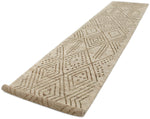 3x16 Beige and Brown Anatolian Tribal Runner